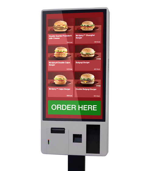 Fast Food Ordering Kiosk Multitouch Tables and Kiosks