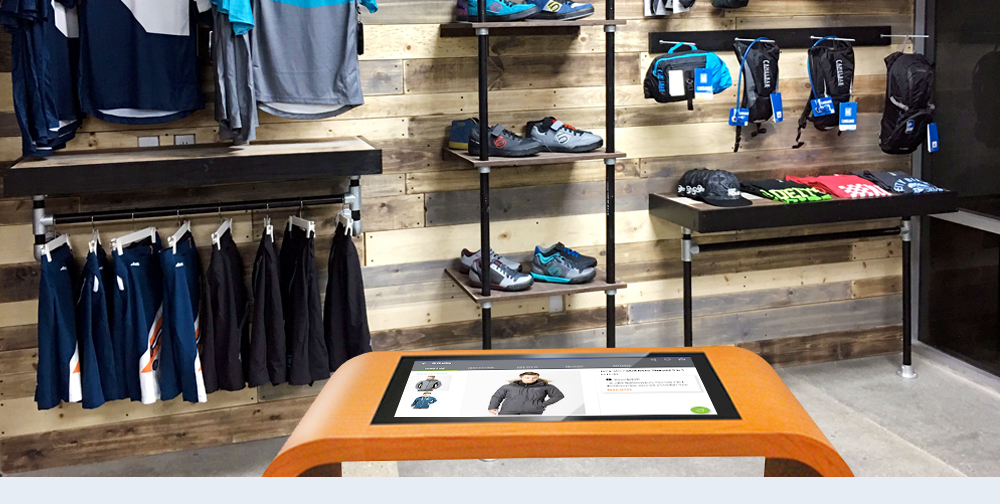 Multitouch Tables and Kiosks 91.WMT Stylish Wood Grain Capacitive