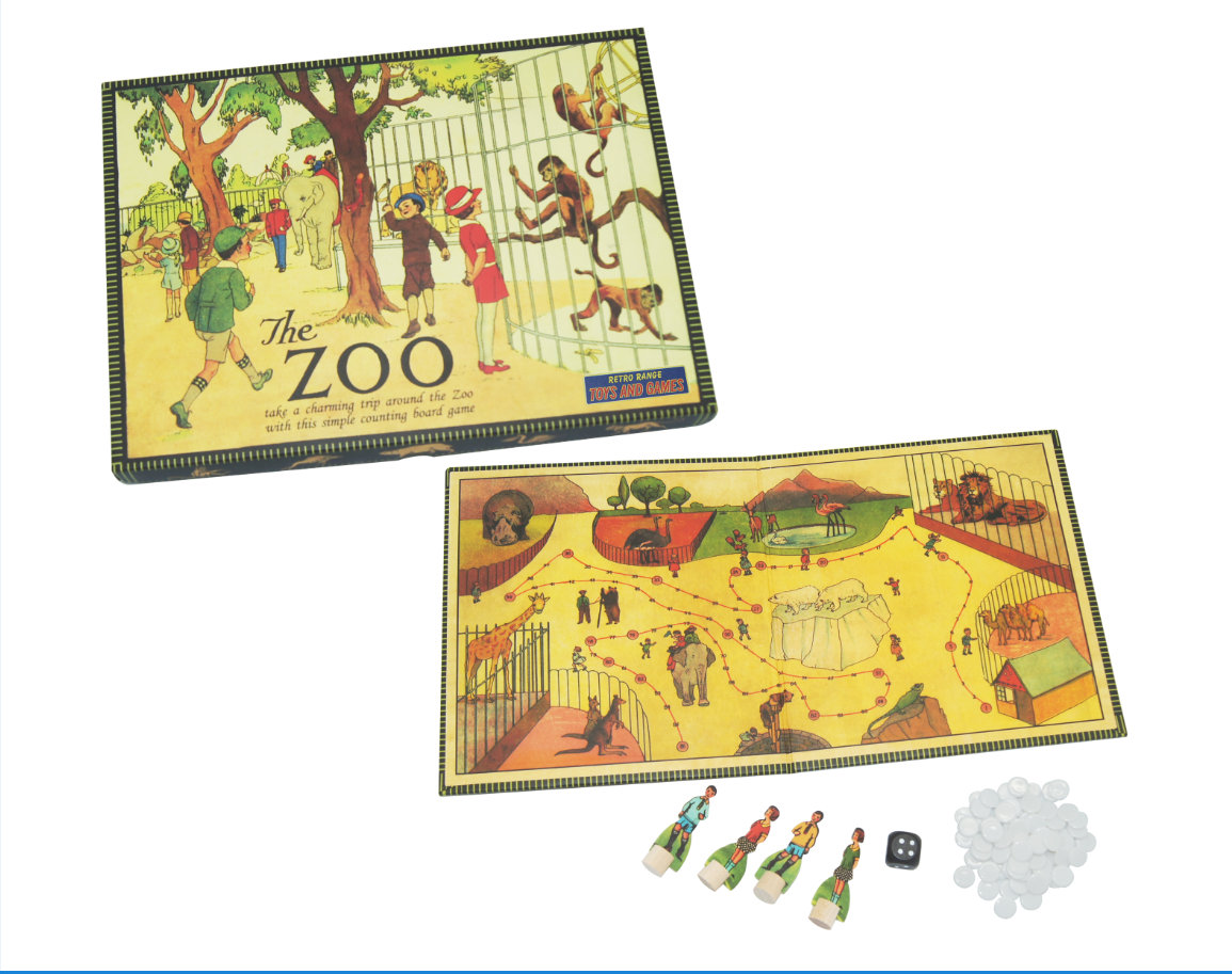 Retro Zoo Board Game Multi Toys