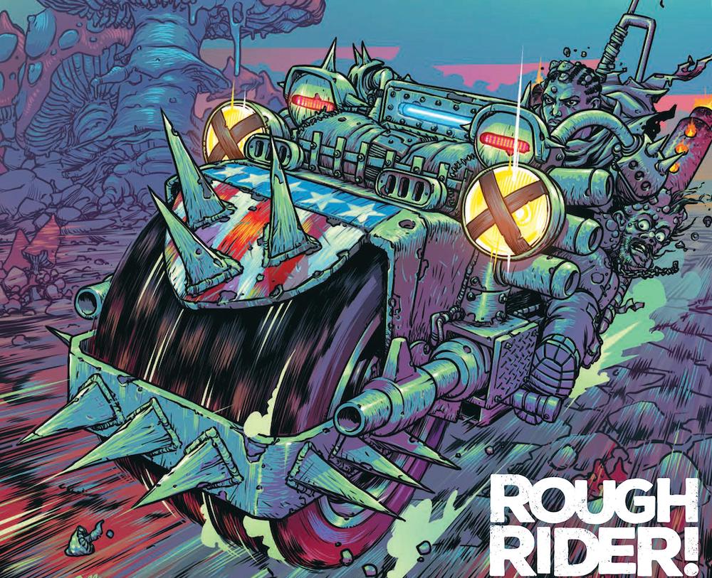Multiver-City One: Judge Dredd Megazine 443 – Rough Rider