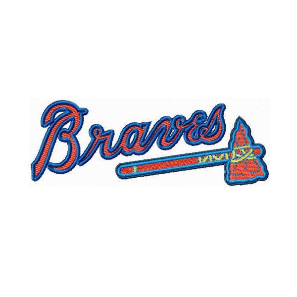 Atlanta Braves embroidery design INSTANT download
