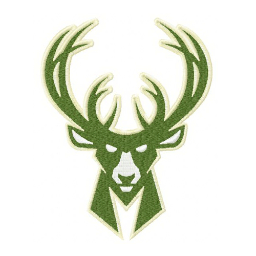 Milwaukee Bucks embroidery design INSTANT download