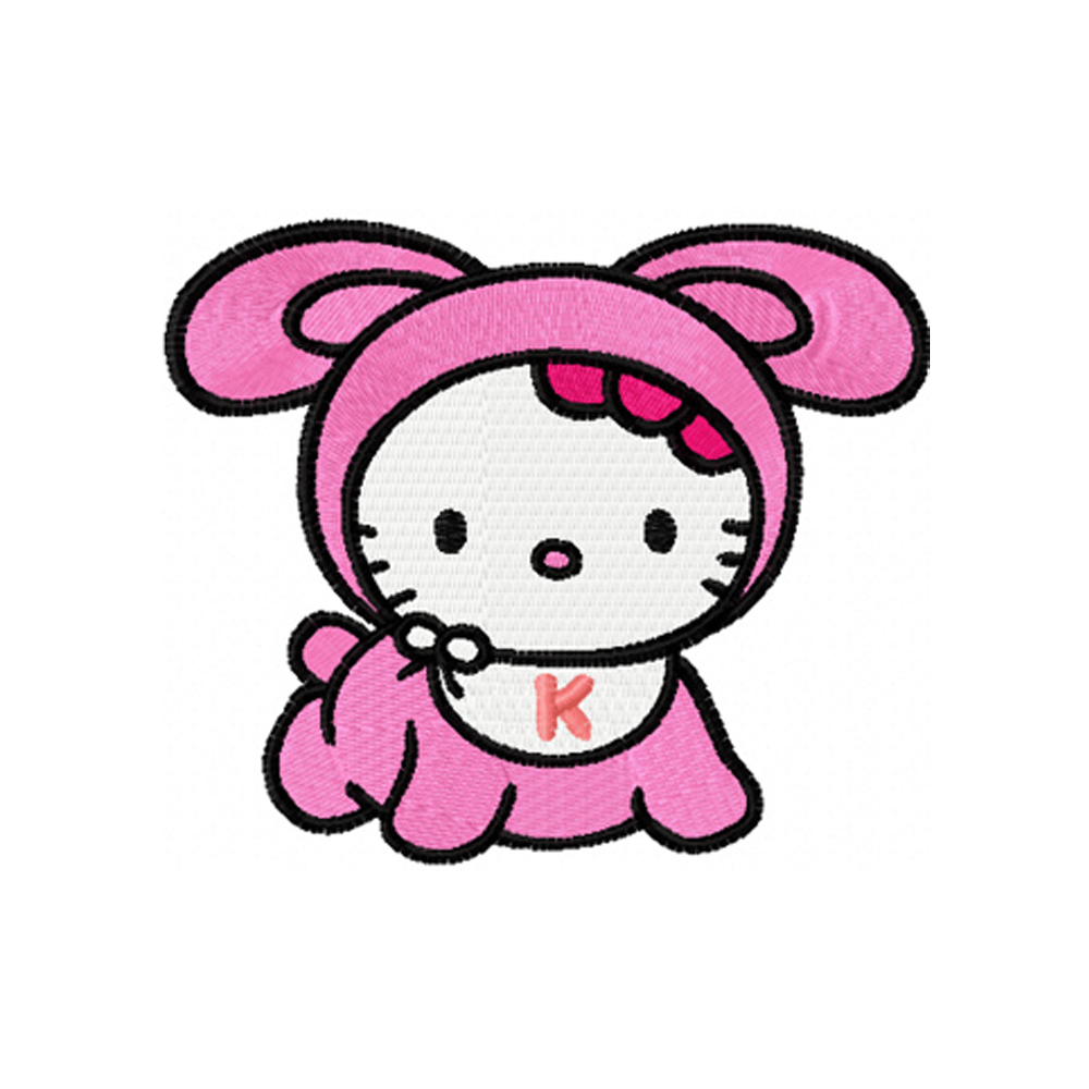 Hello Kitty Machine embroidery design INSTANT download Multzone