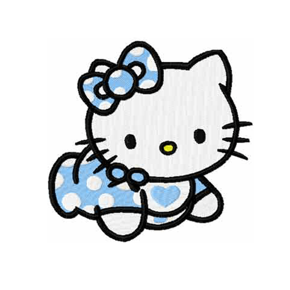 Hello Kitty Machine embroidery design INSTANT download Multzone
