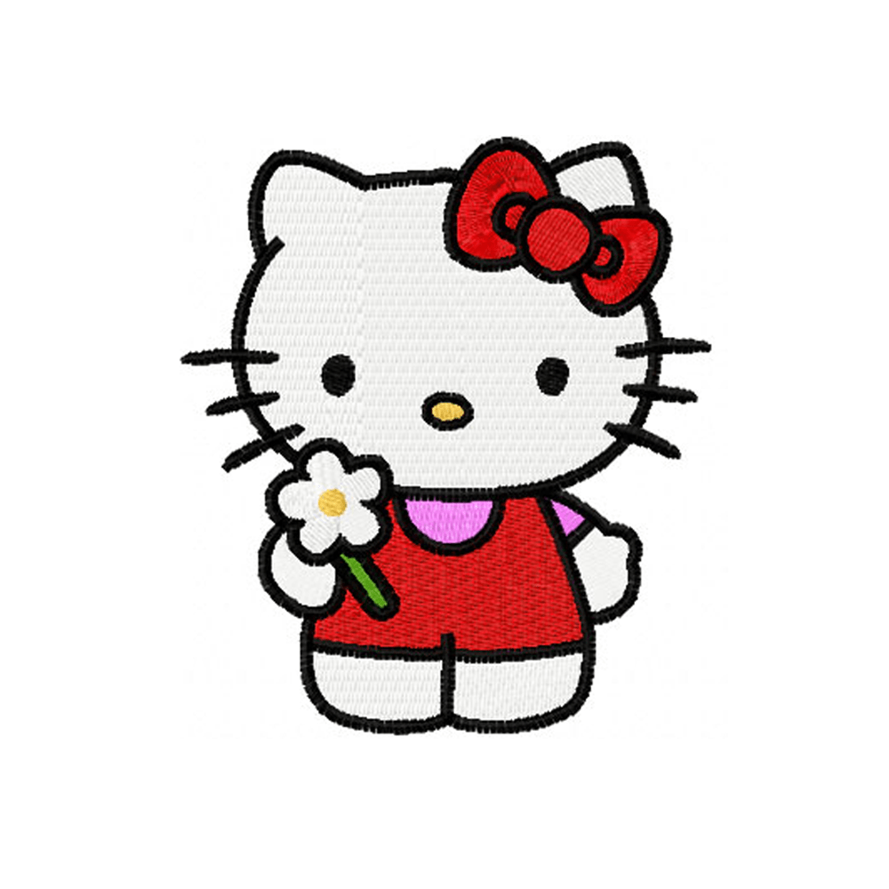 Hello Kitty Machine embroidery design INSTANT download Multzone
