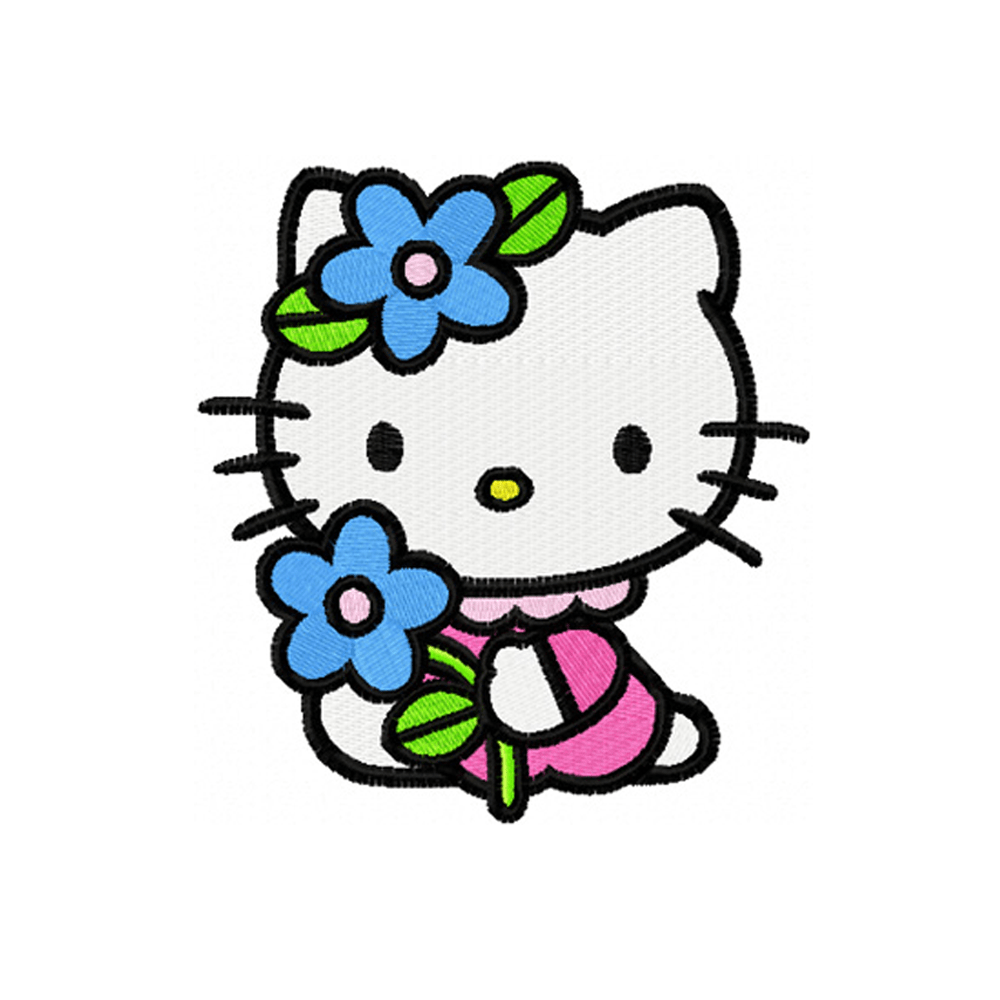 Hello Kitty embroidery design INSTANT download Multzone