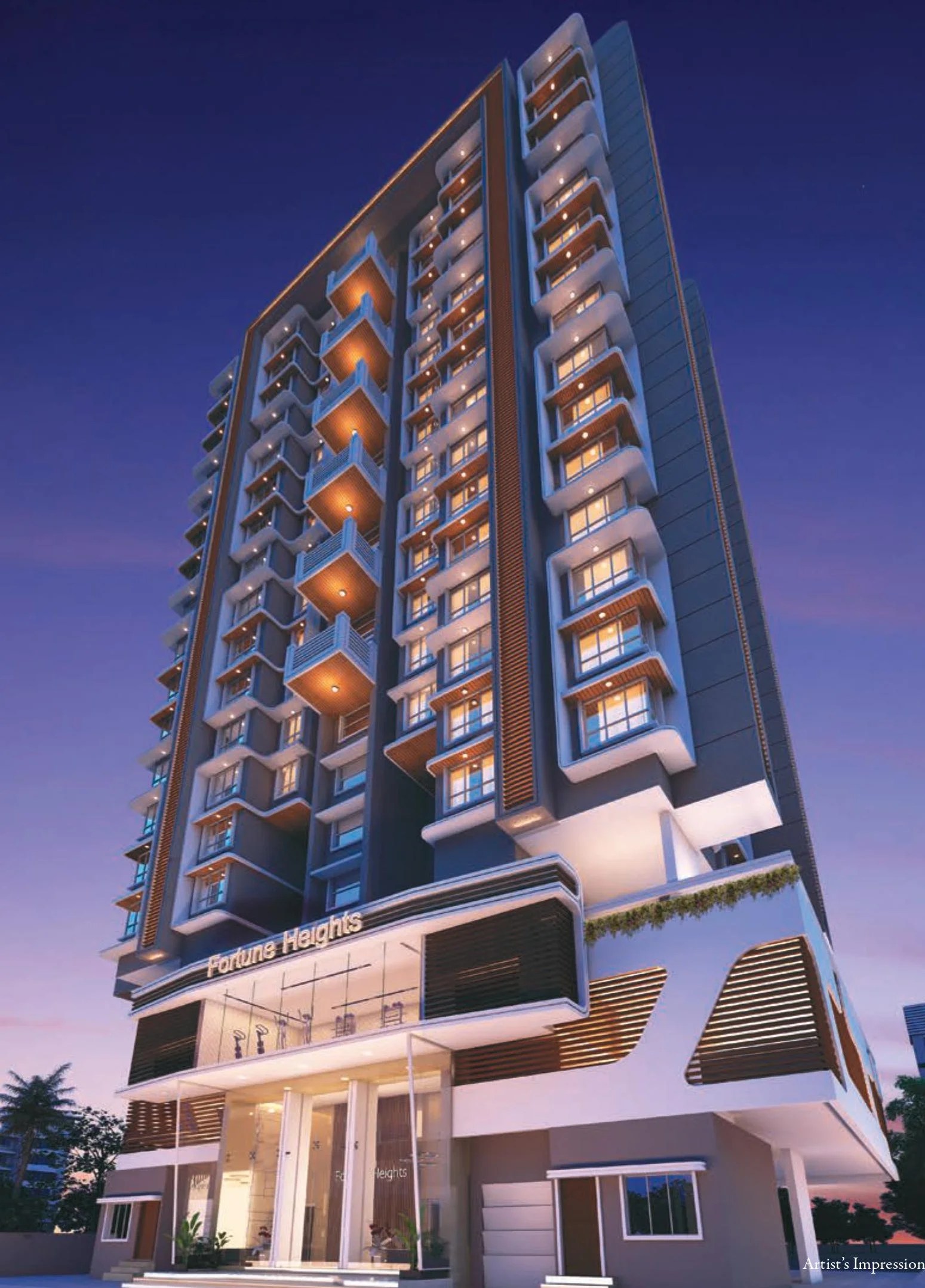 Fortune HeightsSanjar Group2 BHK (555 sqft.)Kandivali West