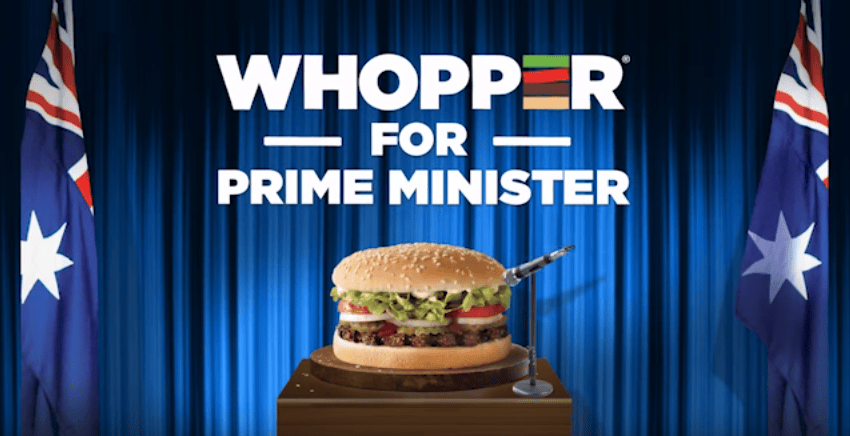 Hungry Jack's invites customers to vote for a hamburger in new campaign