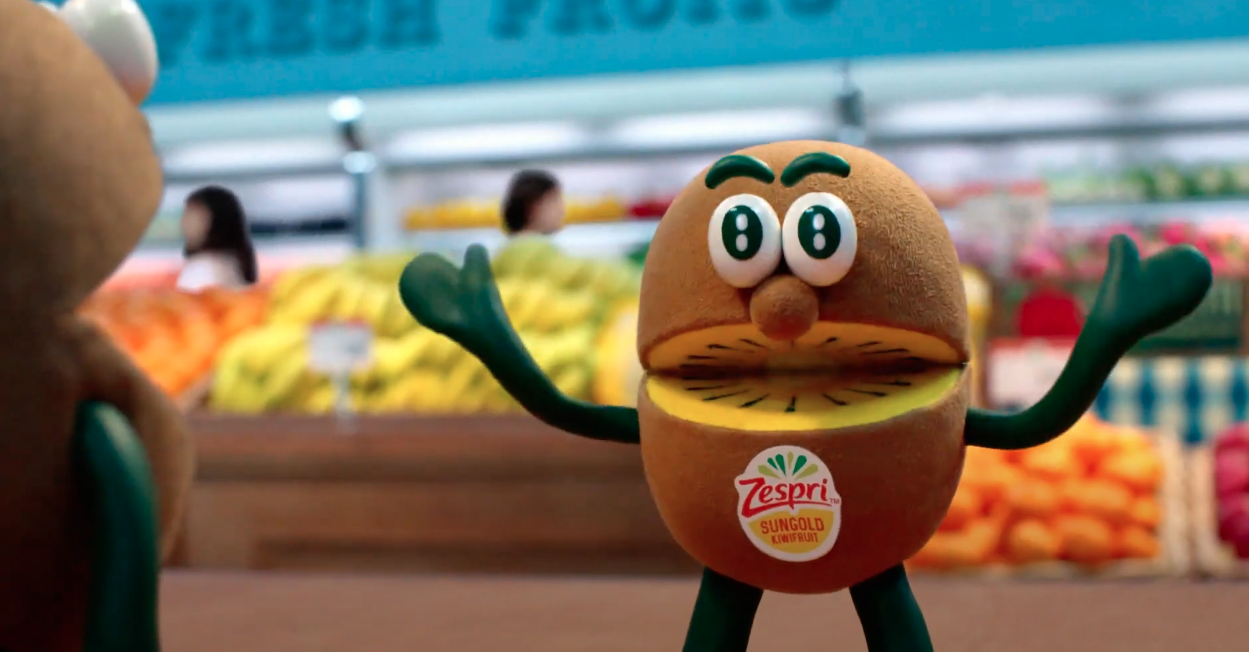 Japanese Zespri Kiwifruit characters reimagined for Australian campaign