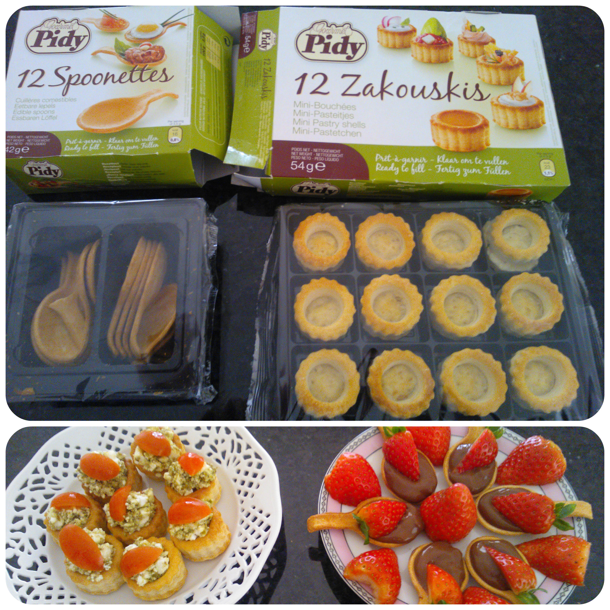 Pastry Canapé Ideas using Pidy Review Mummy's Little Stars
