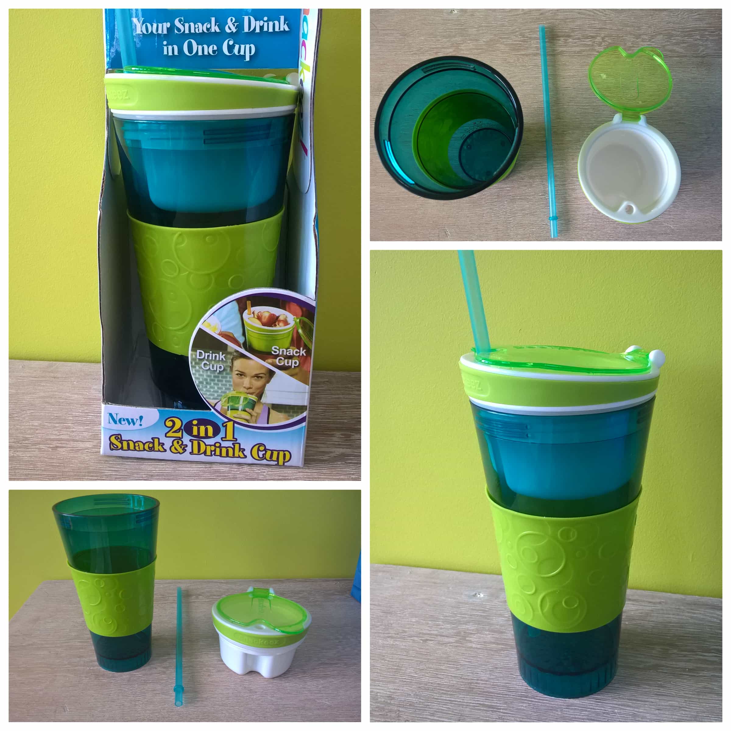 Snackeez 2 in 1 Snack and Drink Cup Review Mummy's Little