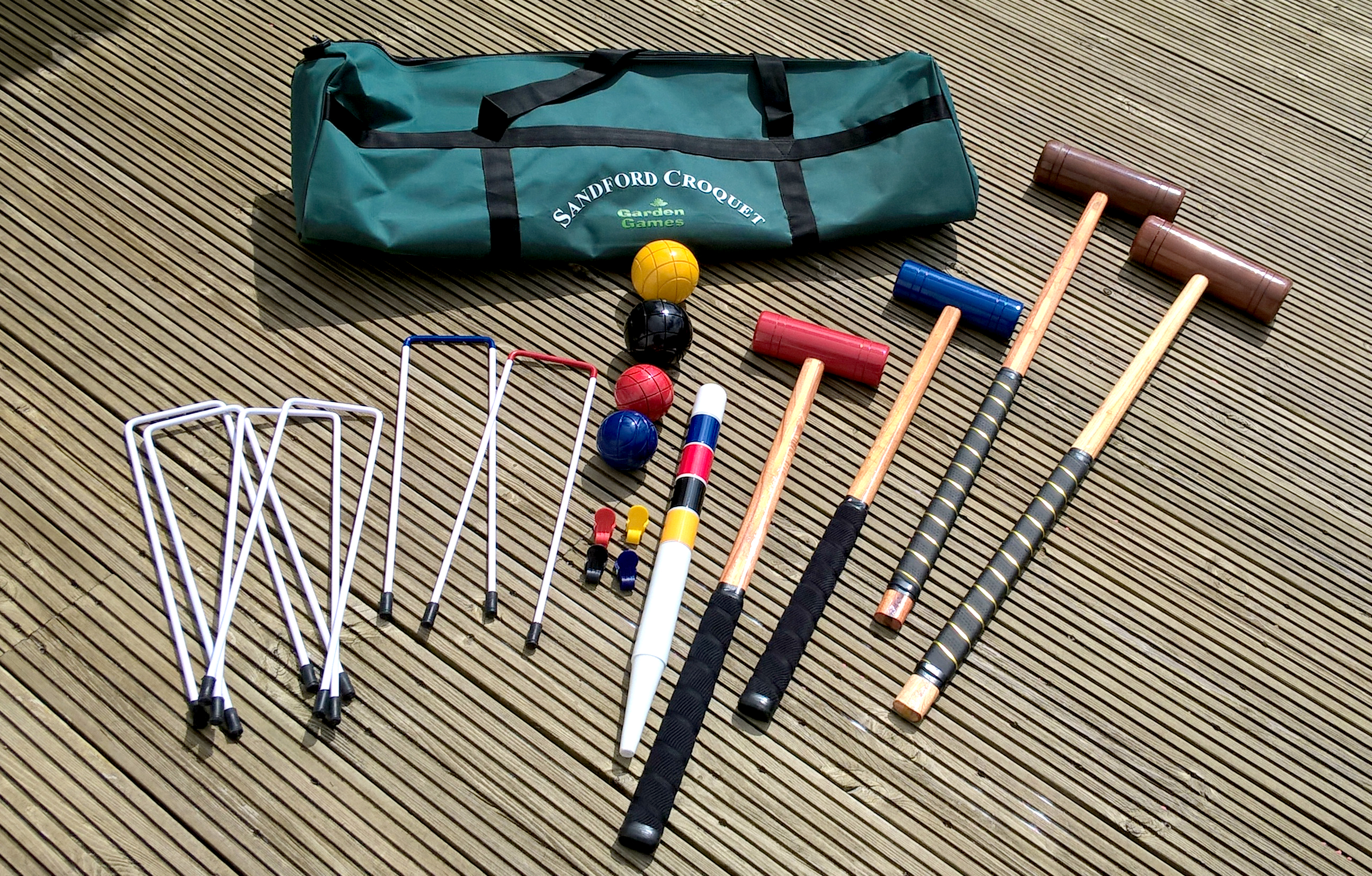 Family Fun Playing Croquet in the Garden Mummy's Little StarsMummy's