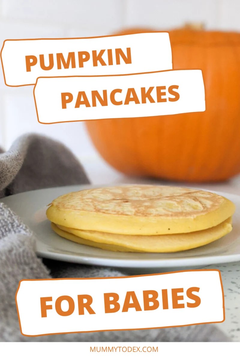 Pumpkin Pancakes Baby Weaning Recipe Mummy to Dex