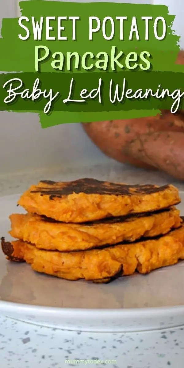 Sweet Potato Pancakes Baby Led Weaning Recipe Mummy to Dex