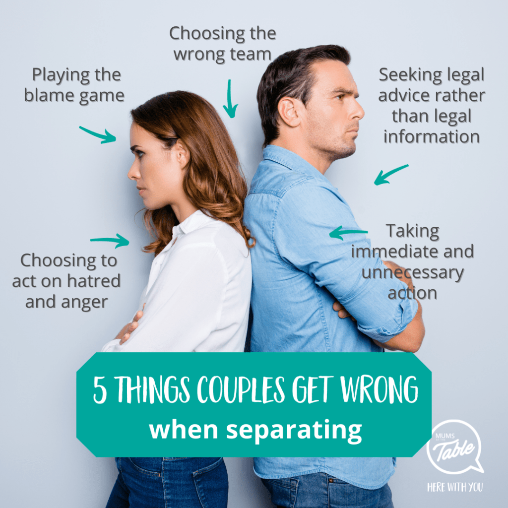 How to separate without hurting your child or yourself Mums At The Table