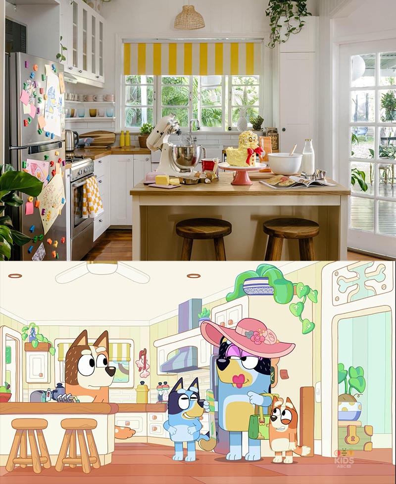Bluey house comes to life in Brisbane suburb Mums At The Table