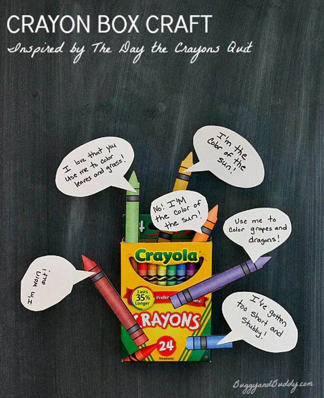 5 fun activities to bring The Day the Crayons Quit to life