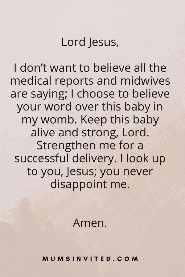 57 Powerful Prayers For A Safe Delivery Mums Invited