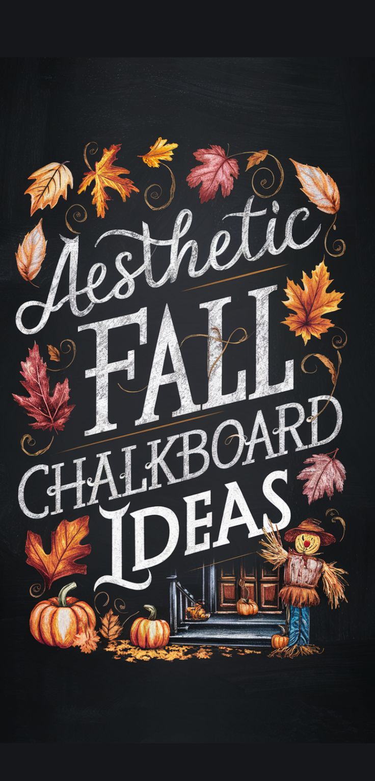 110 Easy & Cute Fall Chalkboard Ideas And Quotes Mums Invited(04)