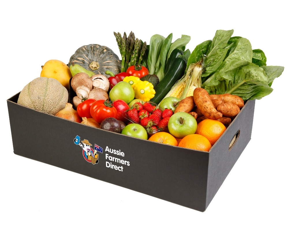 WIN 1 of 5 Aussie Farmers Direct Family Fruit & Veg Boxes Delivered