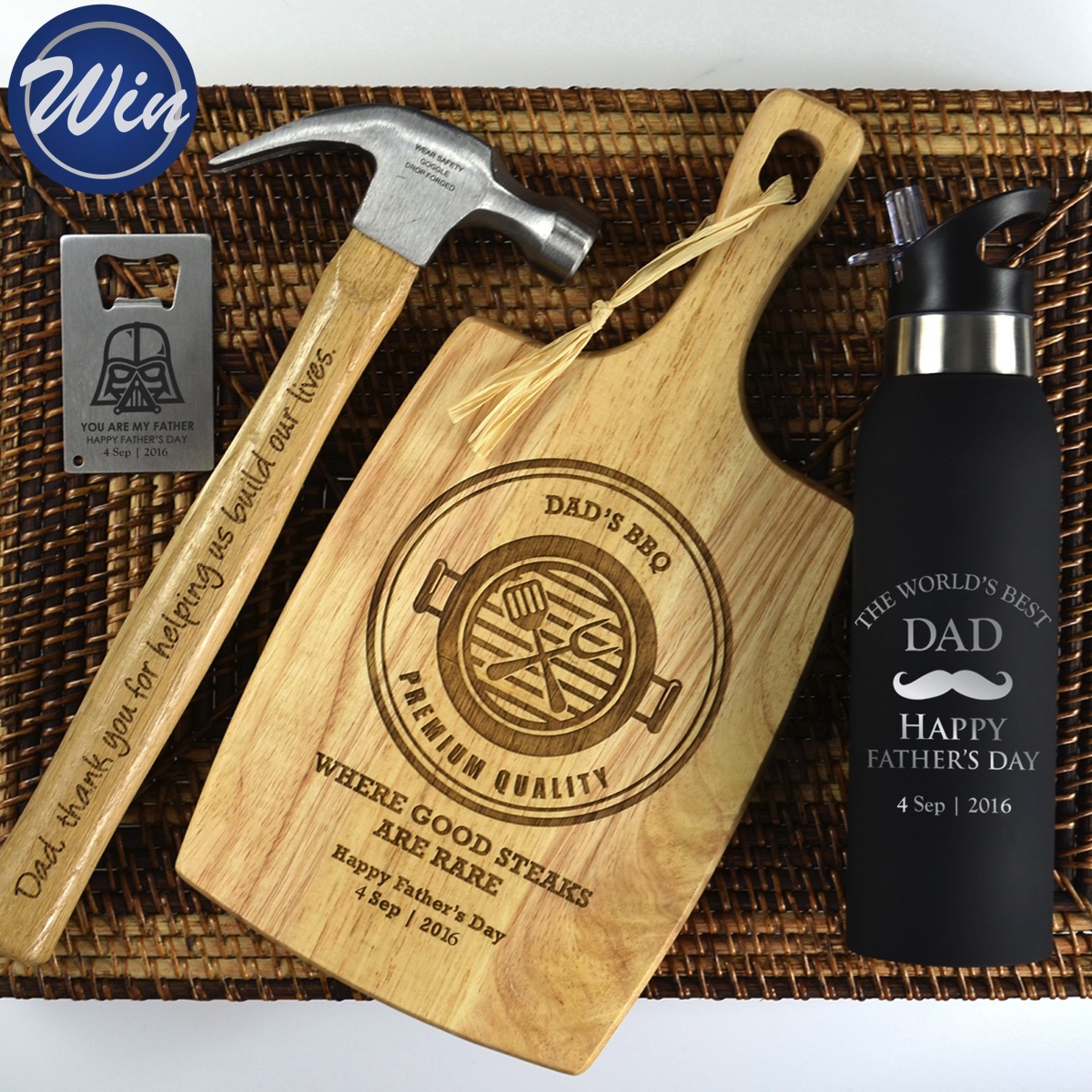 WIN 1 of 2 Ultimate Fathers Day Hampers Mum's Lounge