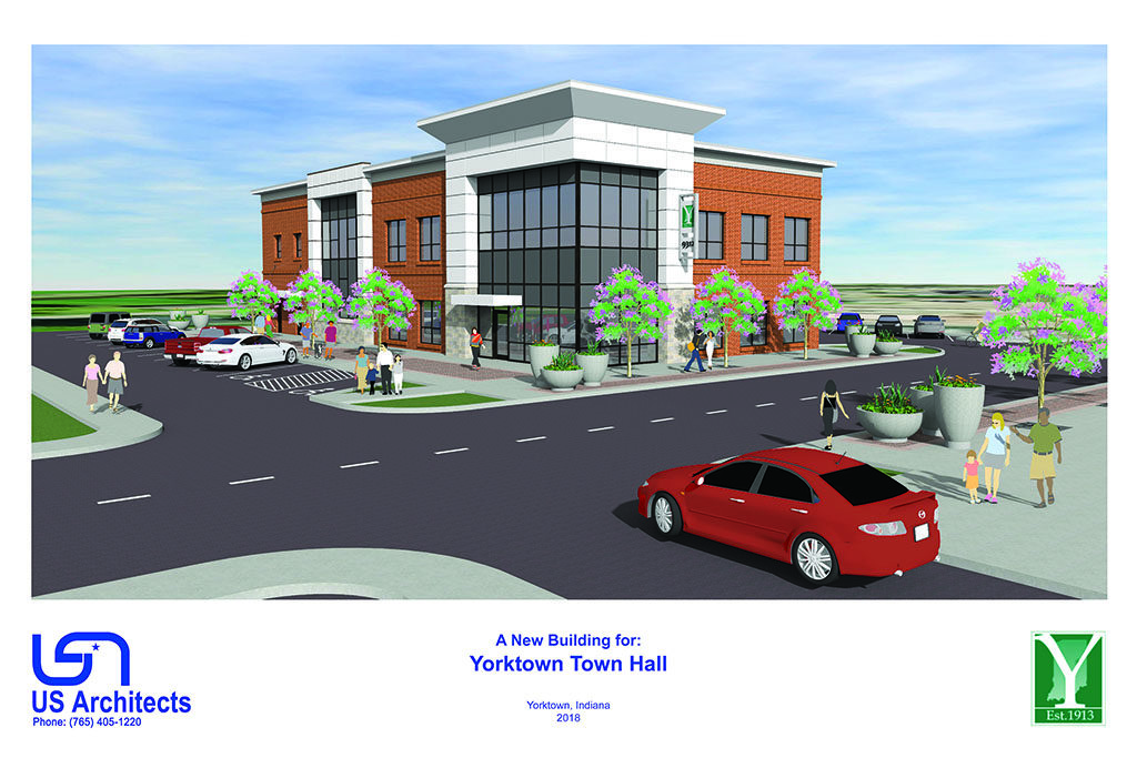 Yorktown Breaks Ground For New Town Hall — Muncie Journal
