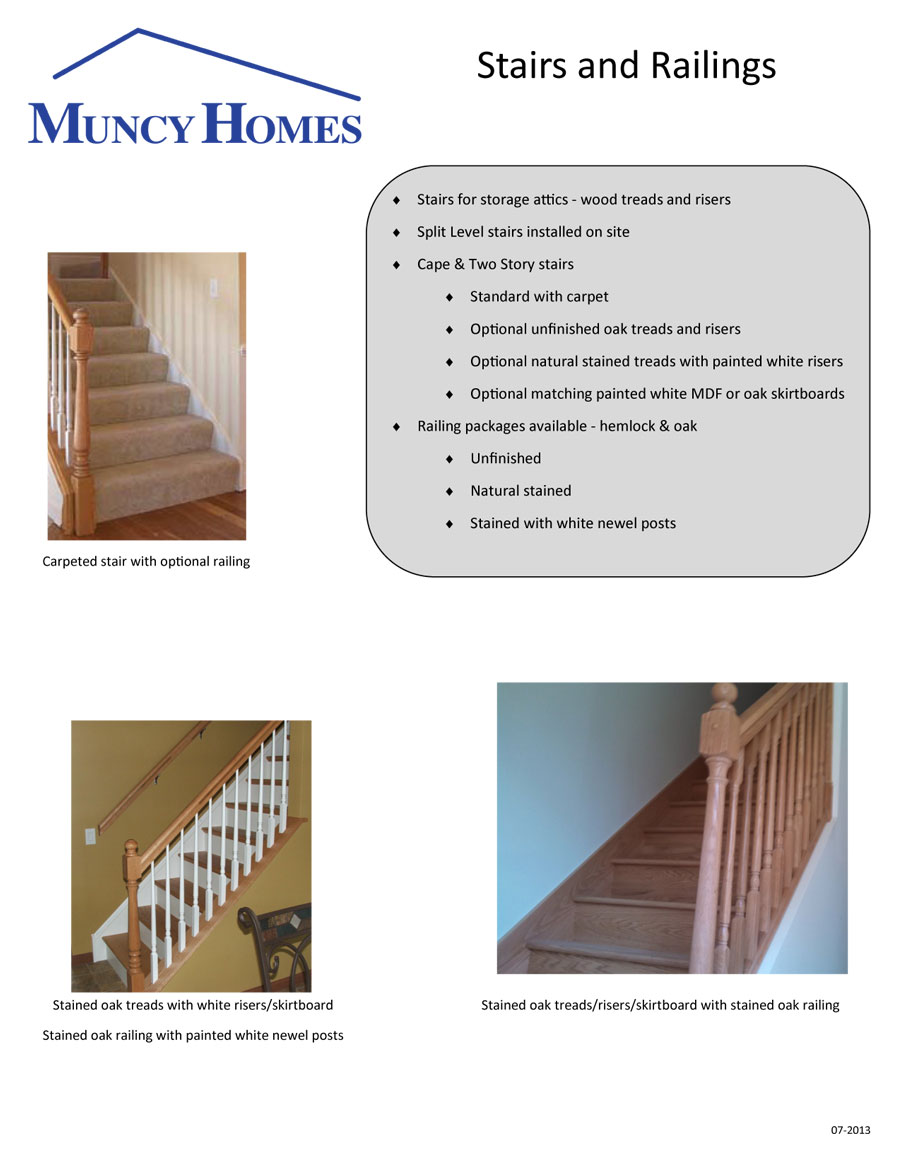 Stairs Muncy Homes
