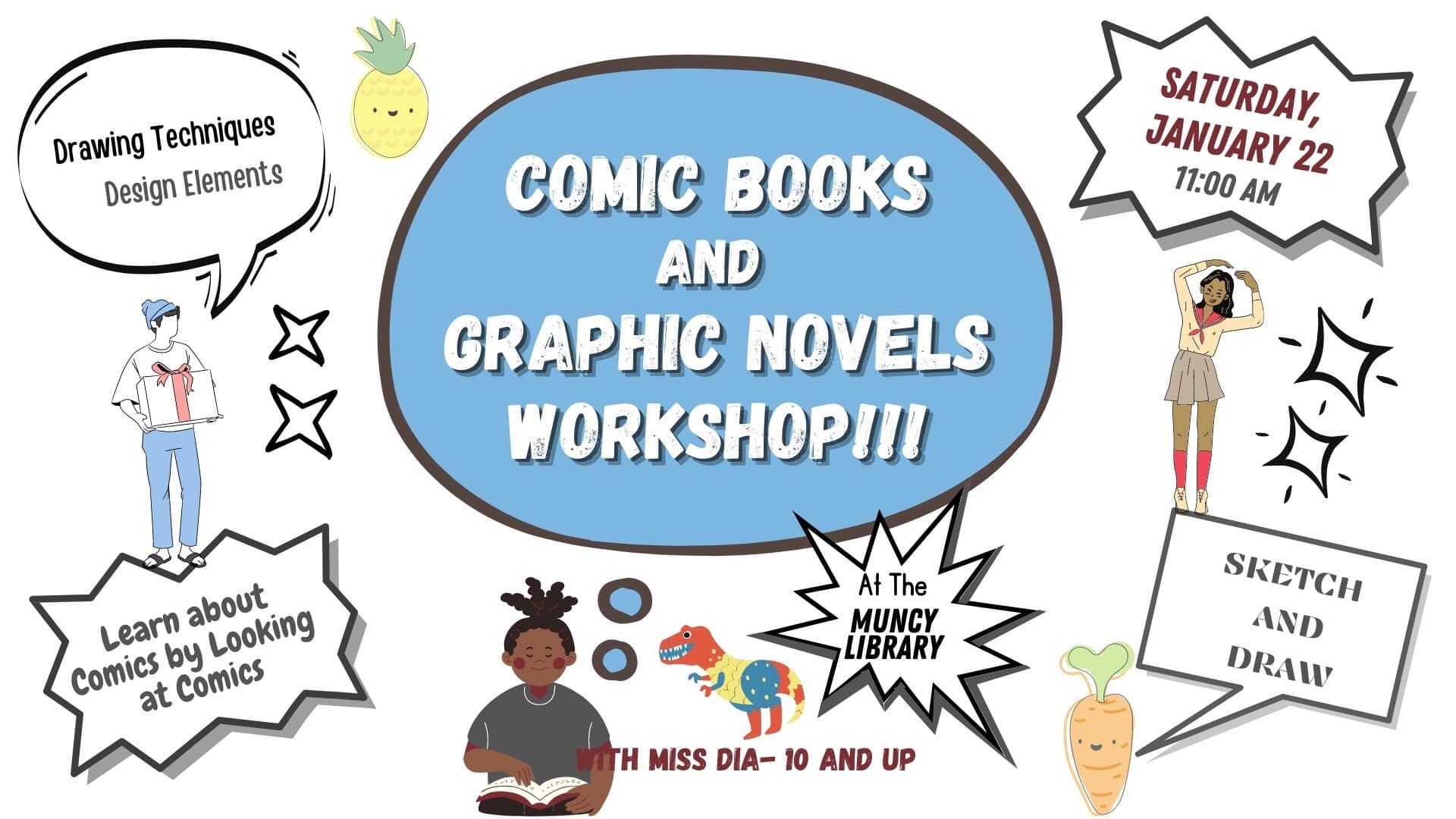 Graphic Novel & Comic Drawing Muncy Public Library