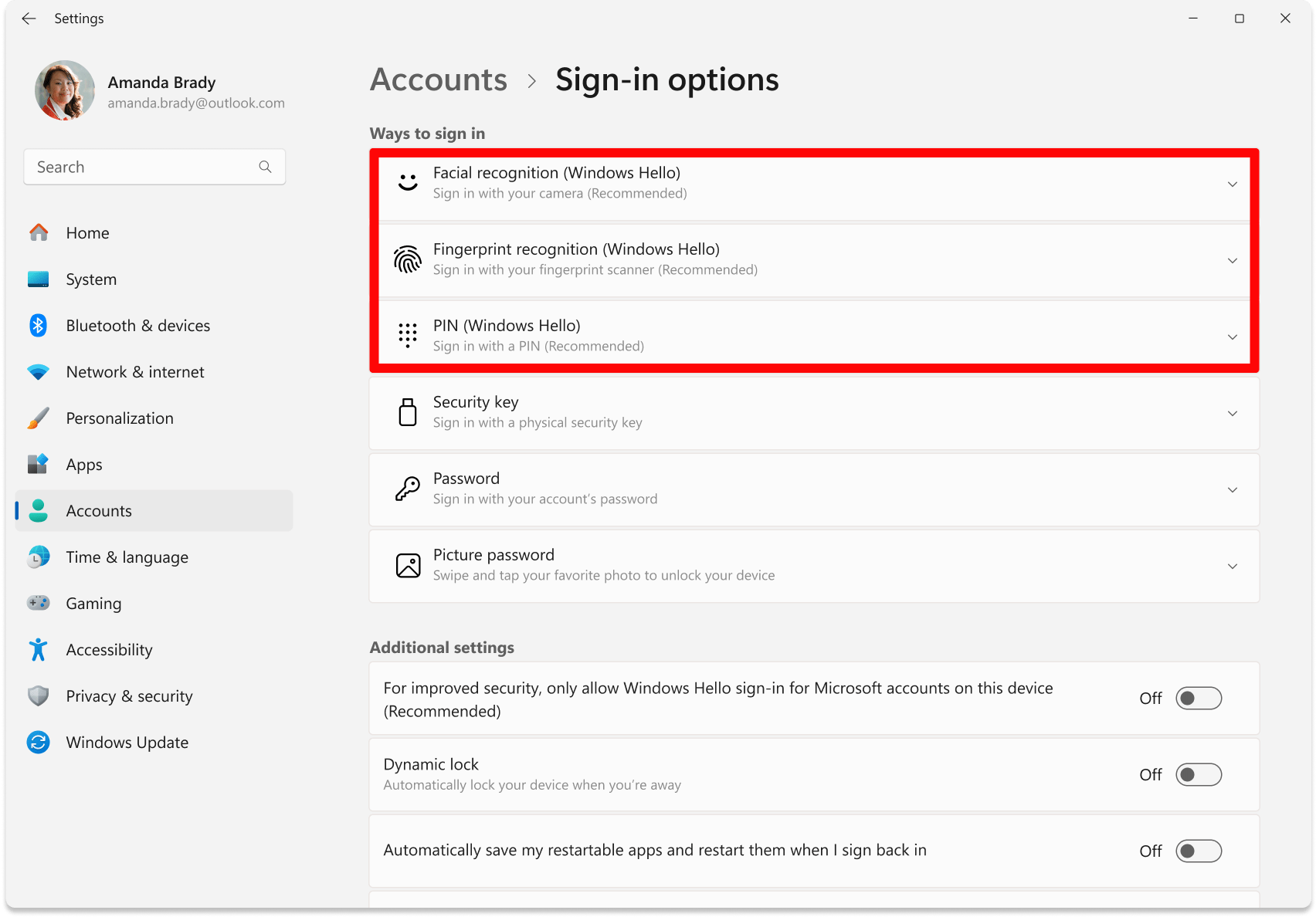 Sign in to Windows 11 with a USB fingerprint reader