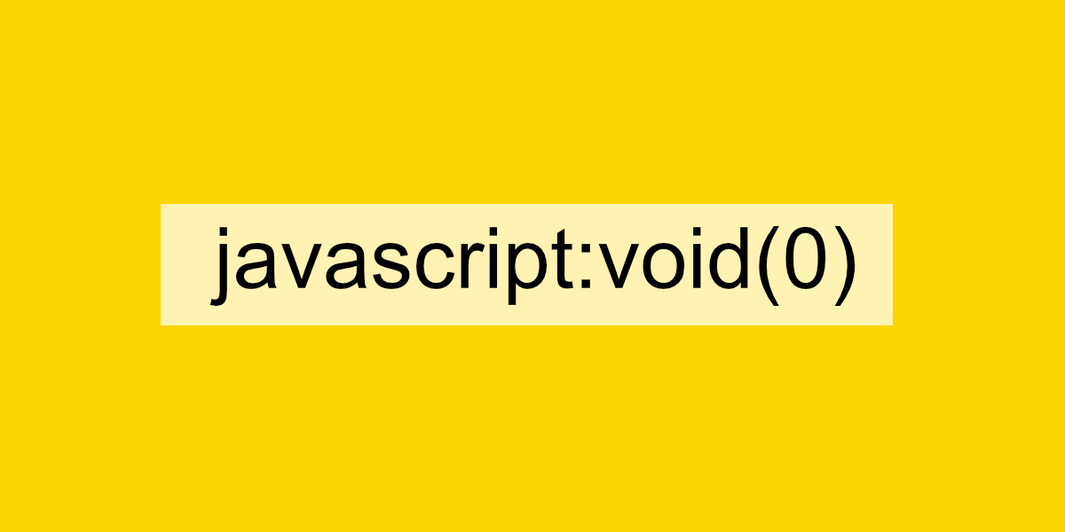 ¿Cómo solucionar el error JavaScript Void 0? (fácil y rápido)