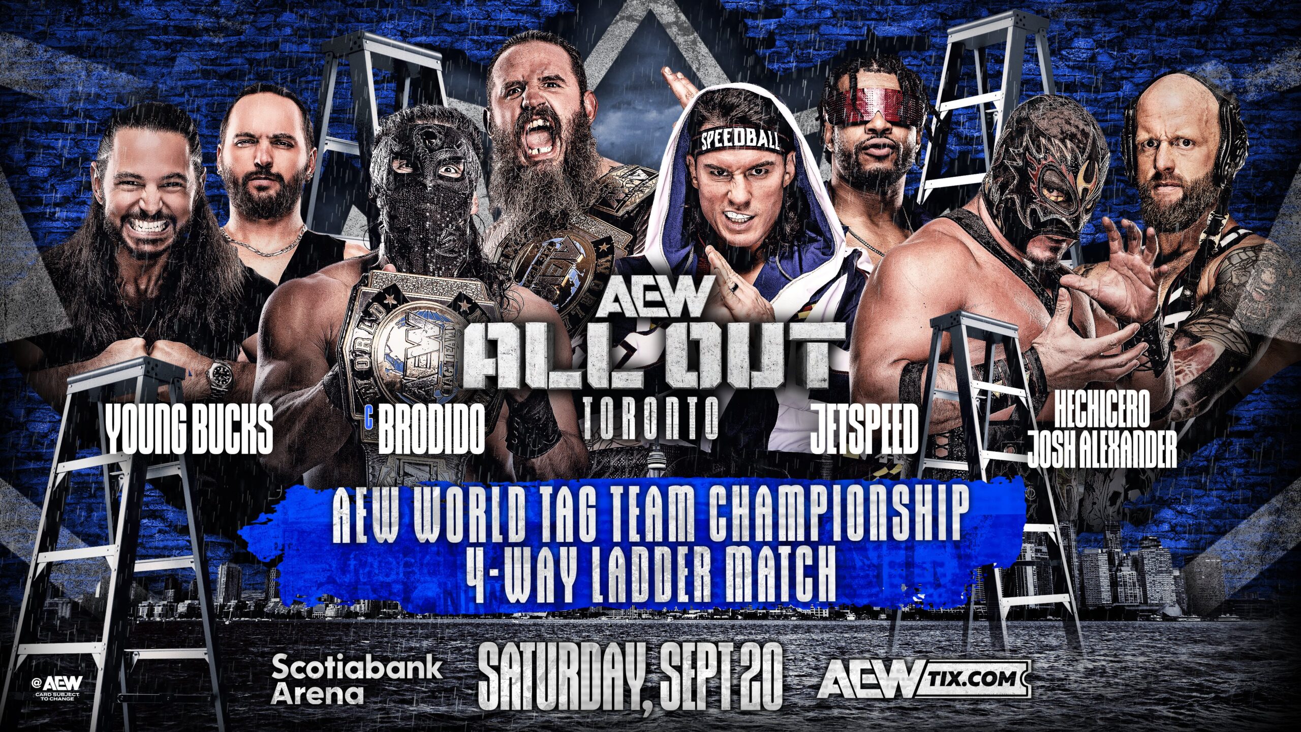 Brodido The Young Bucks JetSpeed Hechicero AEW All Out 2025