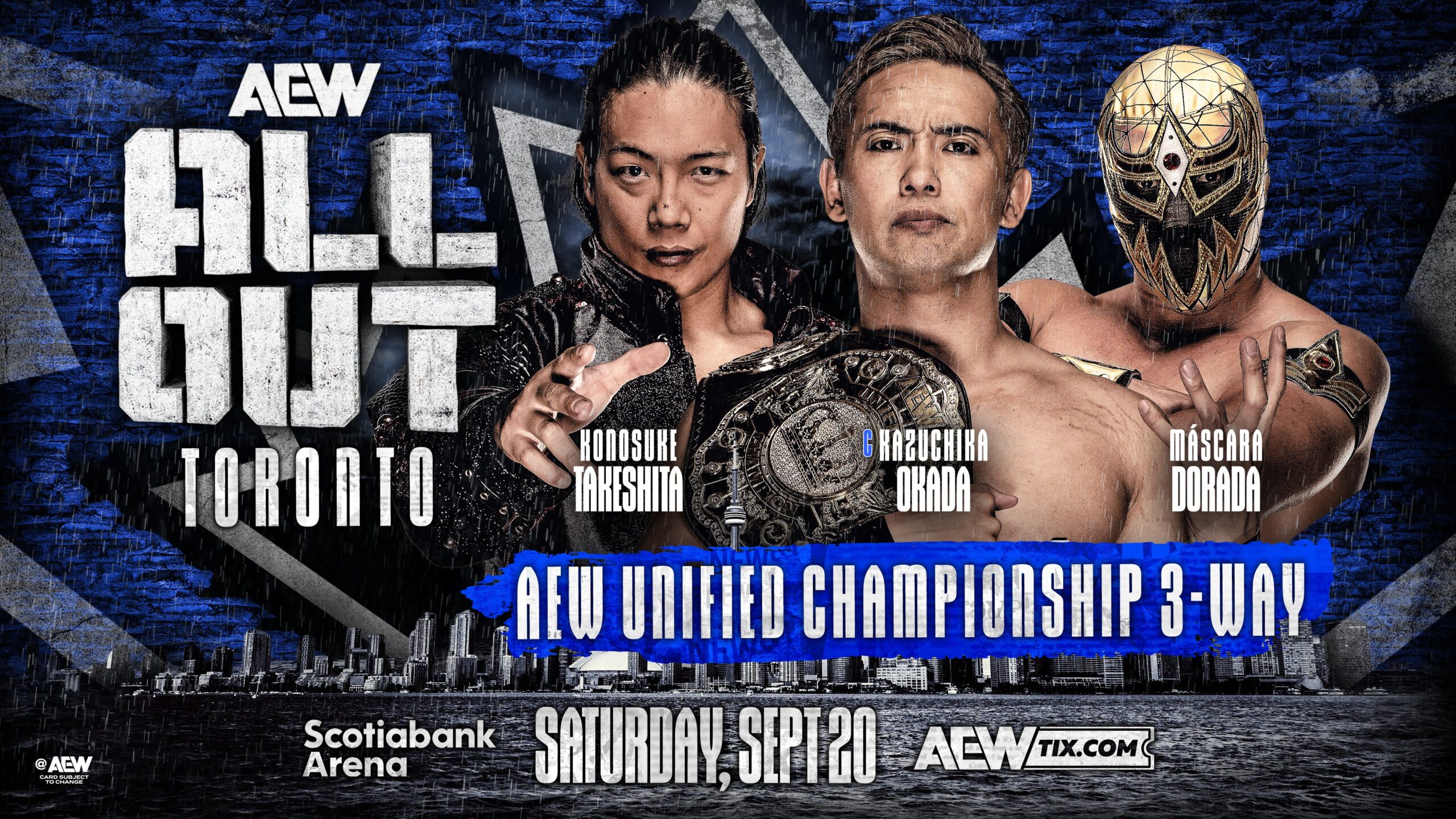 Kazuchika Okada Máscara Dorada Takeshita AEW All Out 2025