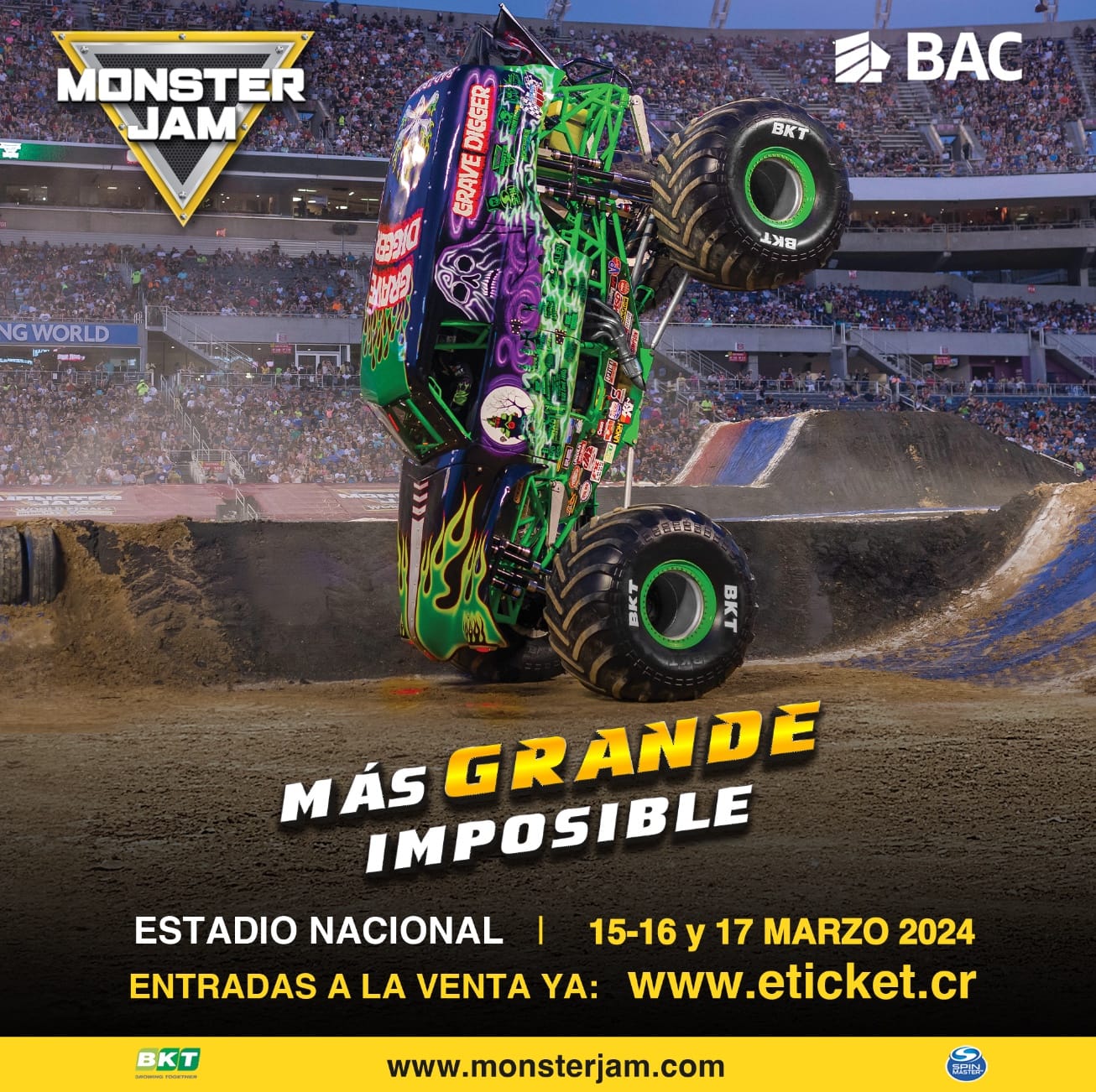 Entradas A La Venta Para El Regreso De Monster Jam A Costa Rica Mundo
