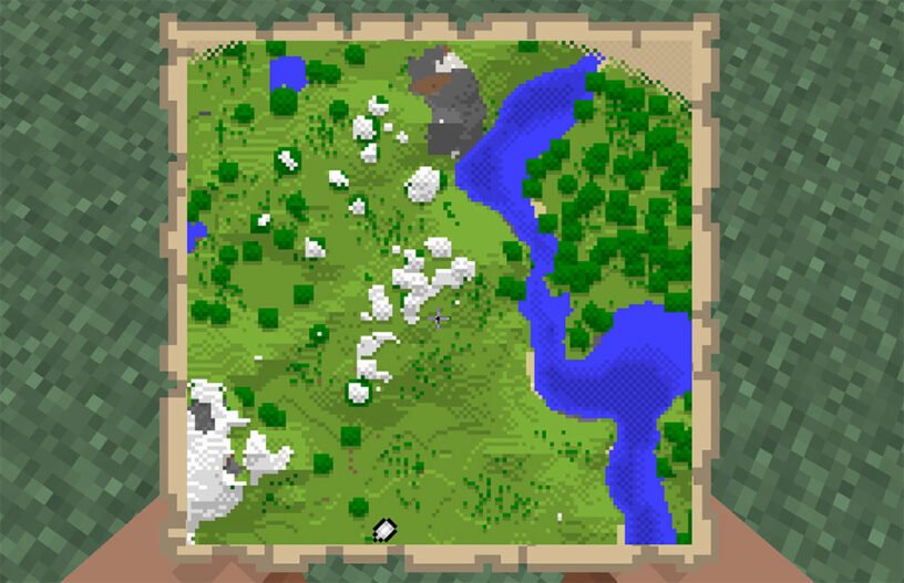 ¿Cómo hacer un mapa en modo survival en Minecraft?