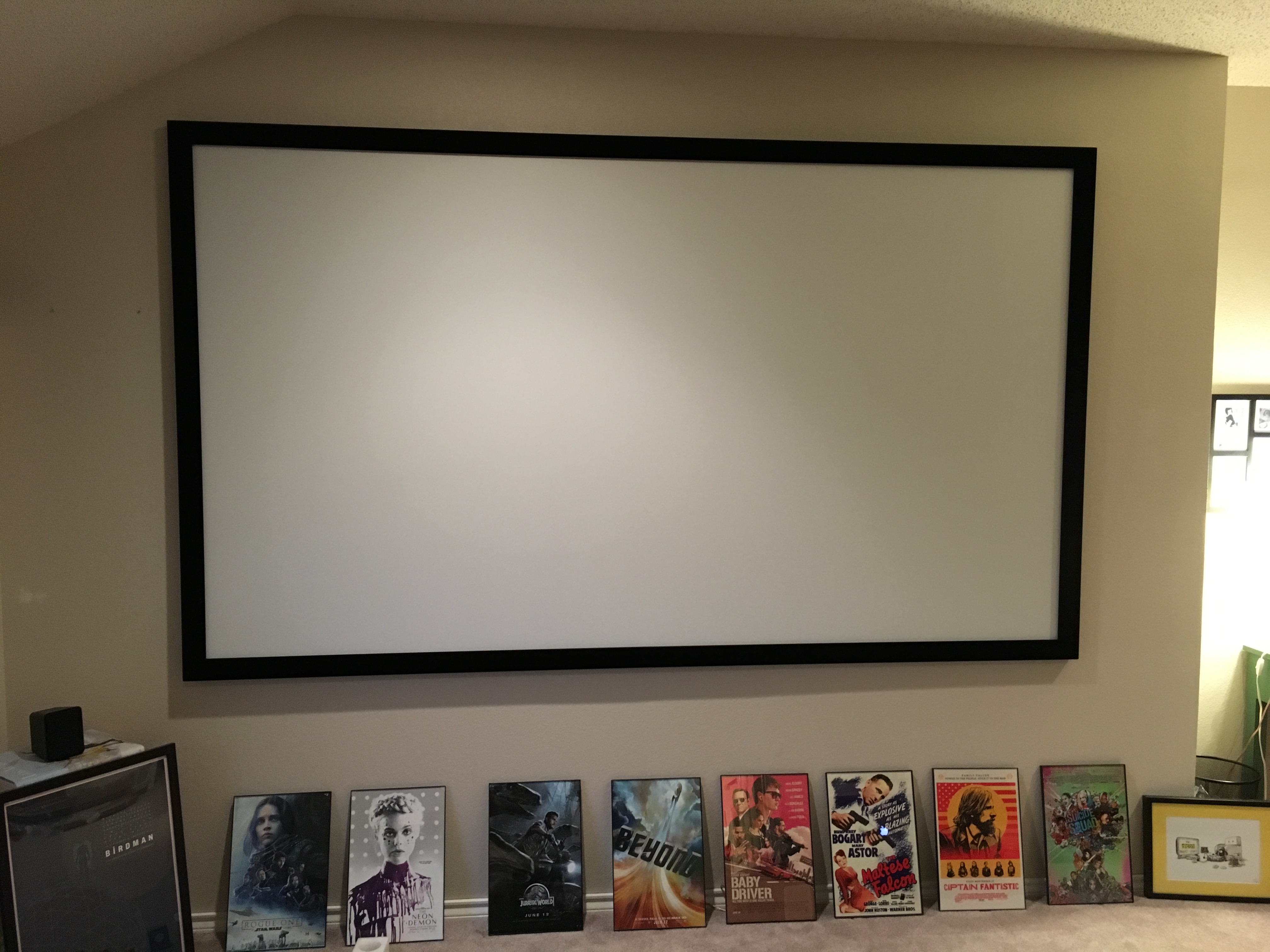 Silver Ticket 120″ Diagonal 169 Projector Screen Review The MungleShow
