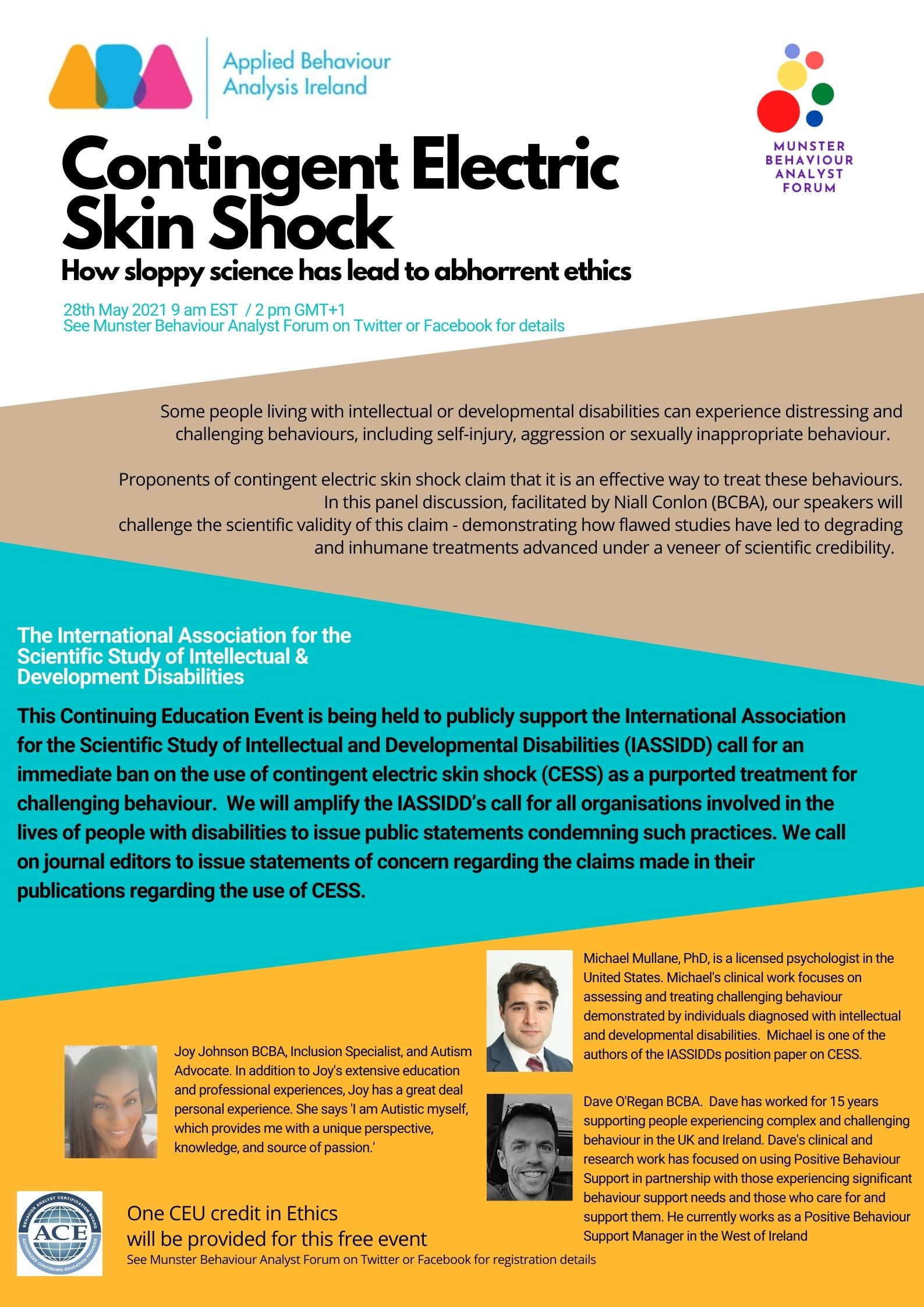 Contingent Electric Skin Shock Munster Behaviour Analyst Forum