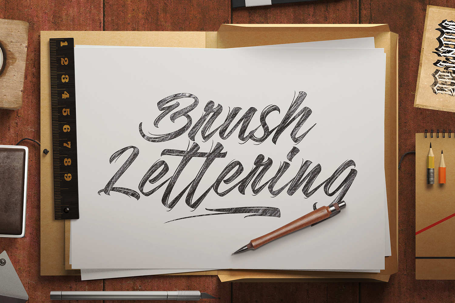 Destroit Hand Brush Texture MUNTAB ART