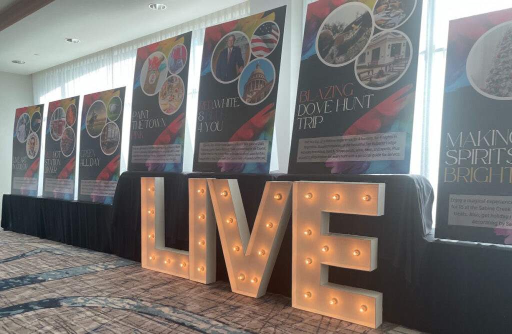 Live Auction Fundraiser Tips Creative Ways to Display Auction Items