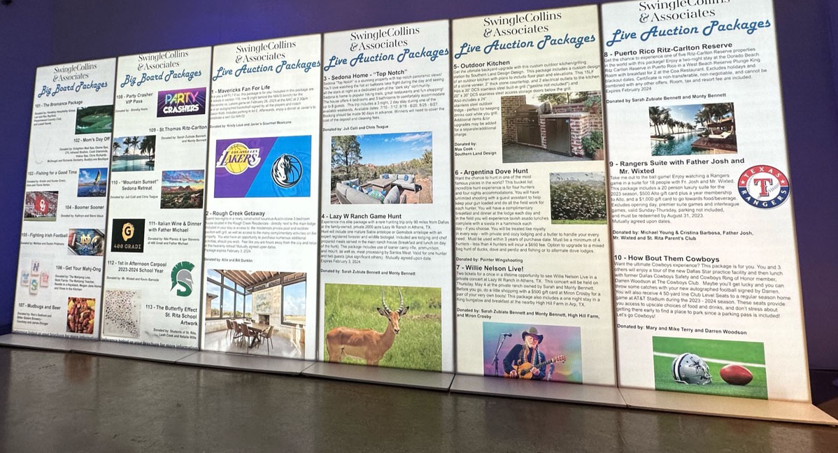 Live Auction Fundraiser Tips Creative Ways to Display Auction Items