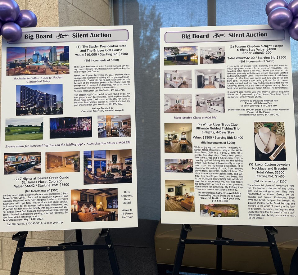 Live Auction Fundraiser Tips Creative Ways to Display Auction Items