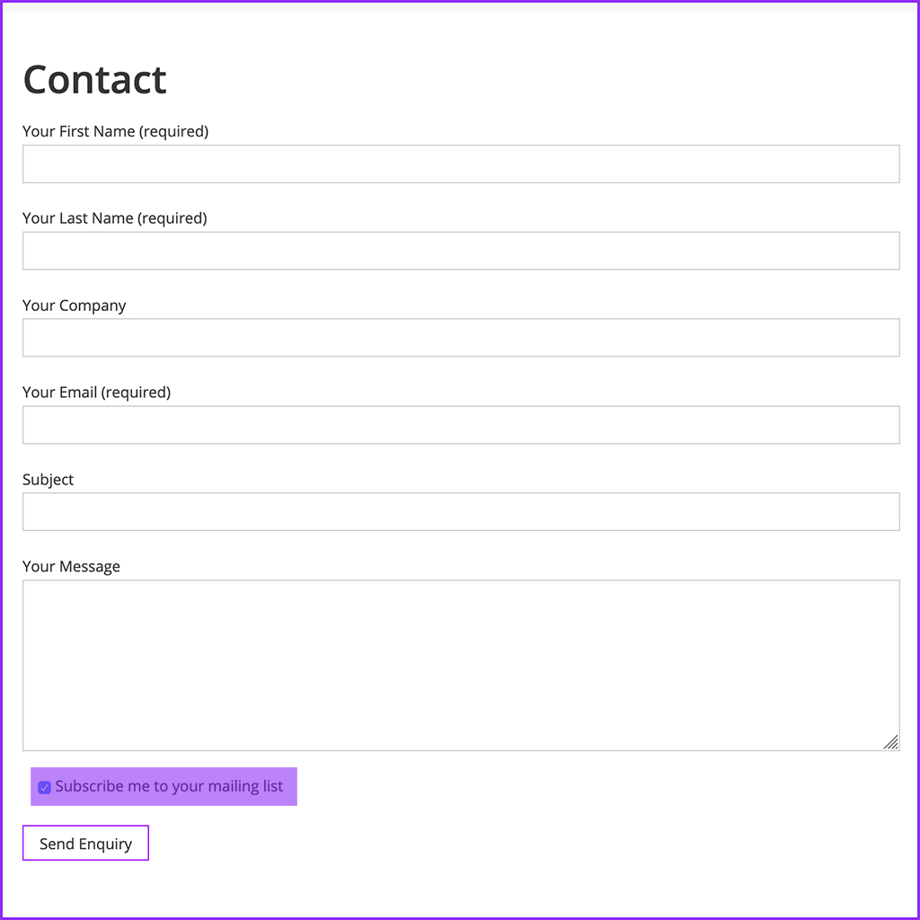 Contact Form 7 and MailChimp Workflow for Marketing Dummies
