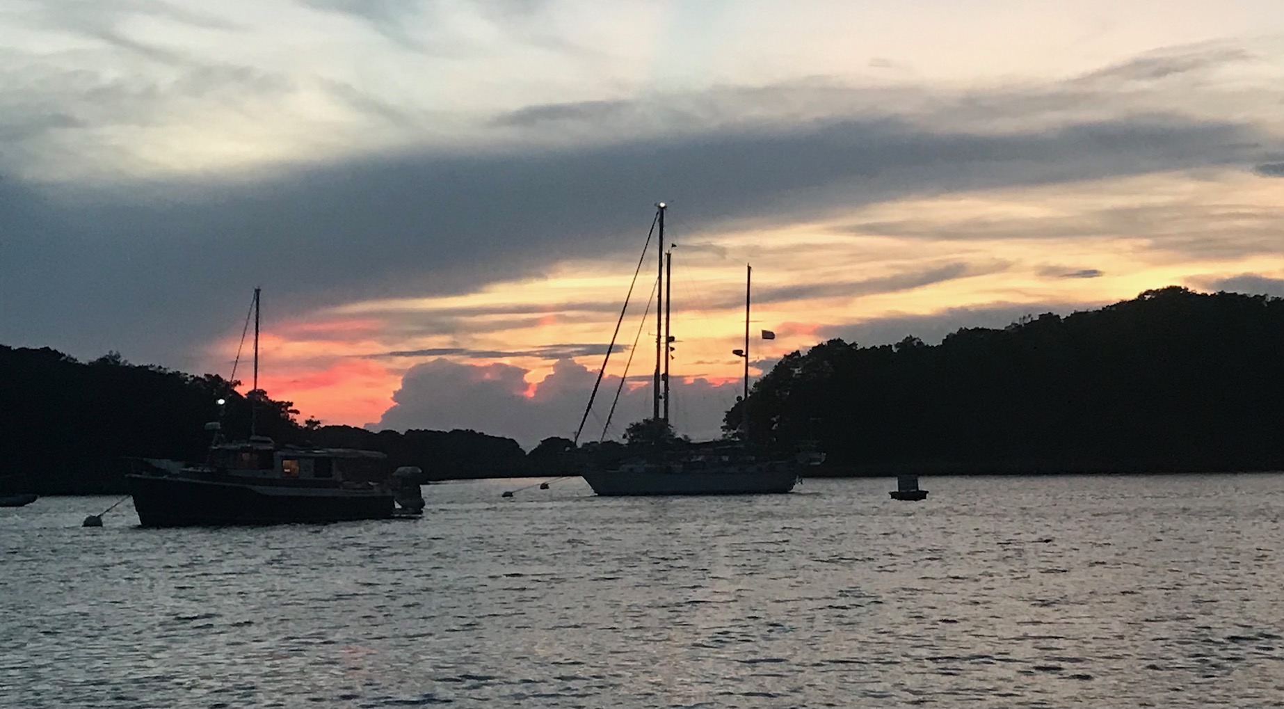 Day 57 Hadley Harbor and David’s Blue Muriel Anderson