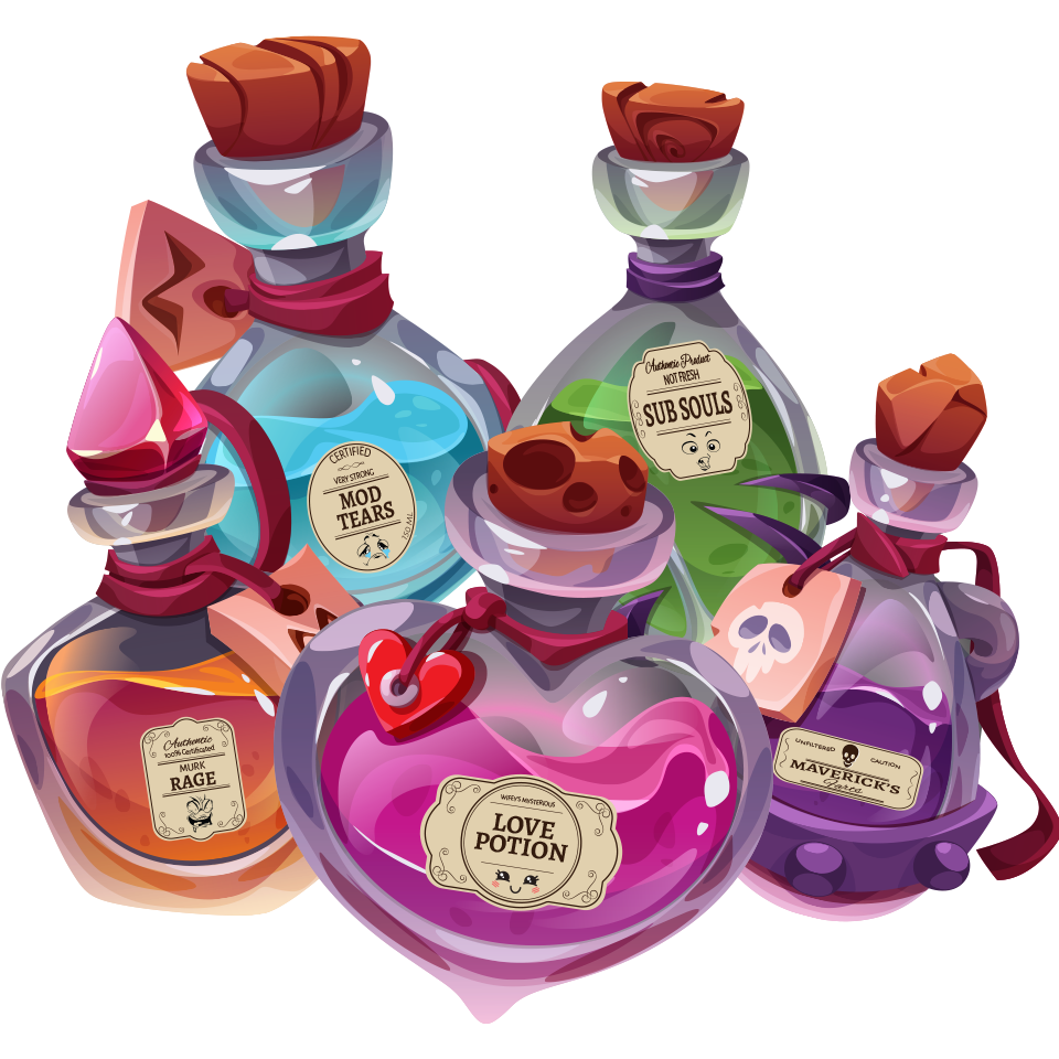 Potion Bottles Live Streamer & Content Creator