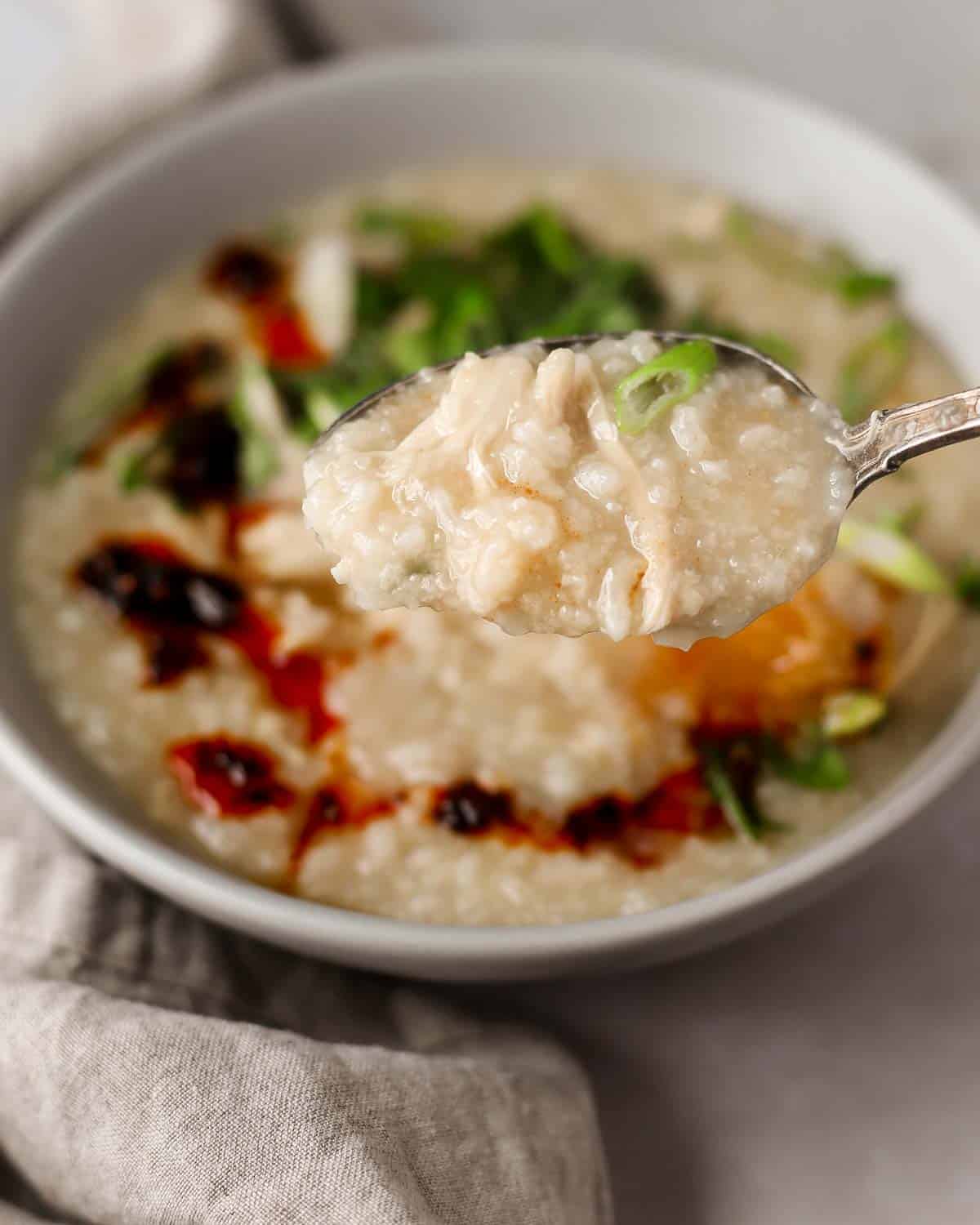 Easy Chicken Congee Cháo Gà