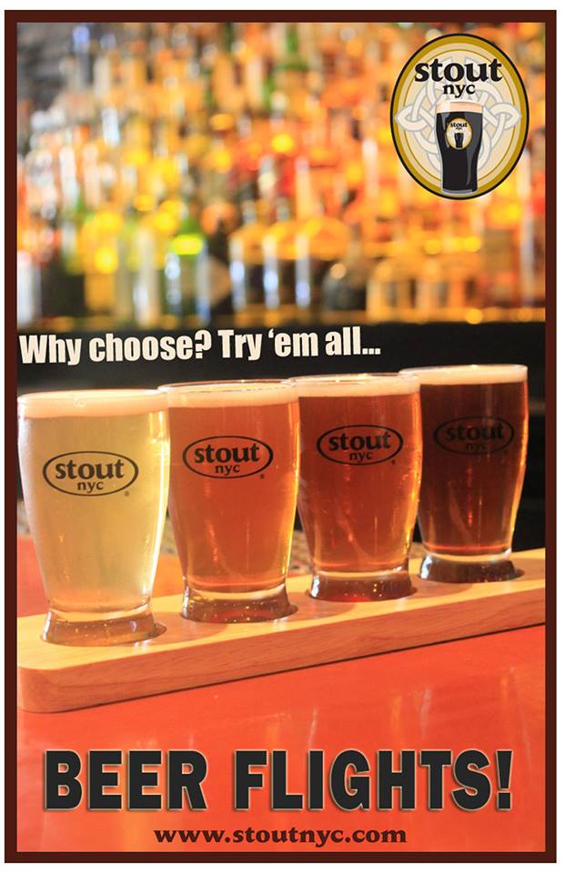 stout_beerflights MurphGuide NYC Bar Guide