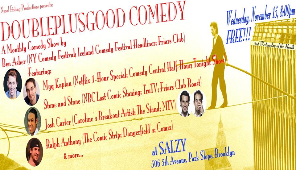 Double Plus Good at Salzy MurphGuide NYC Bar Guide