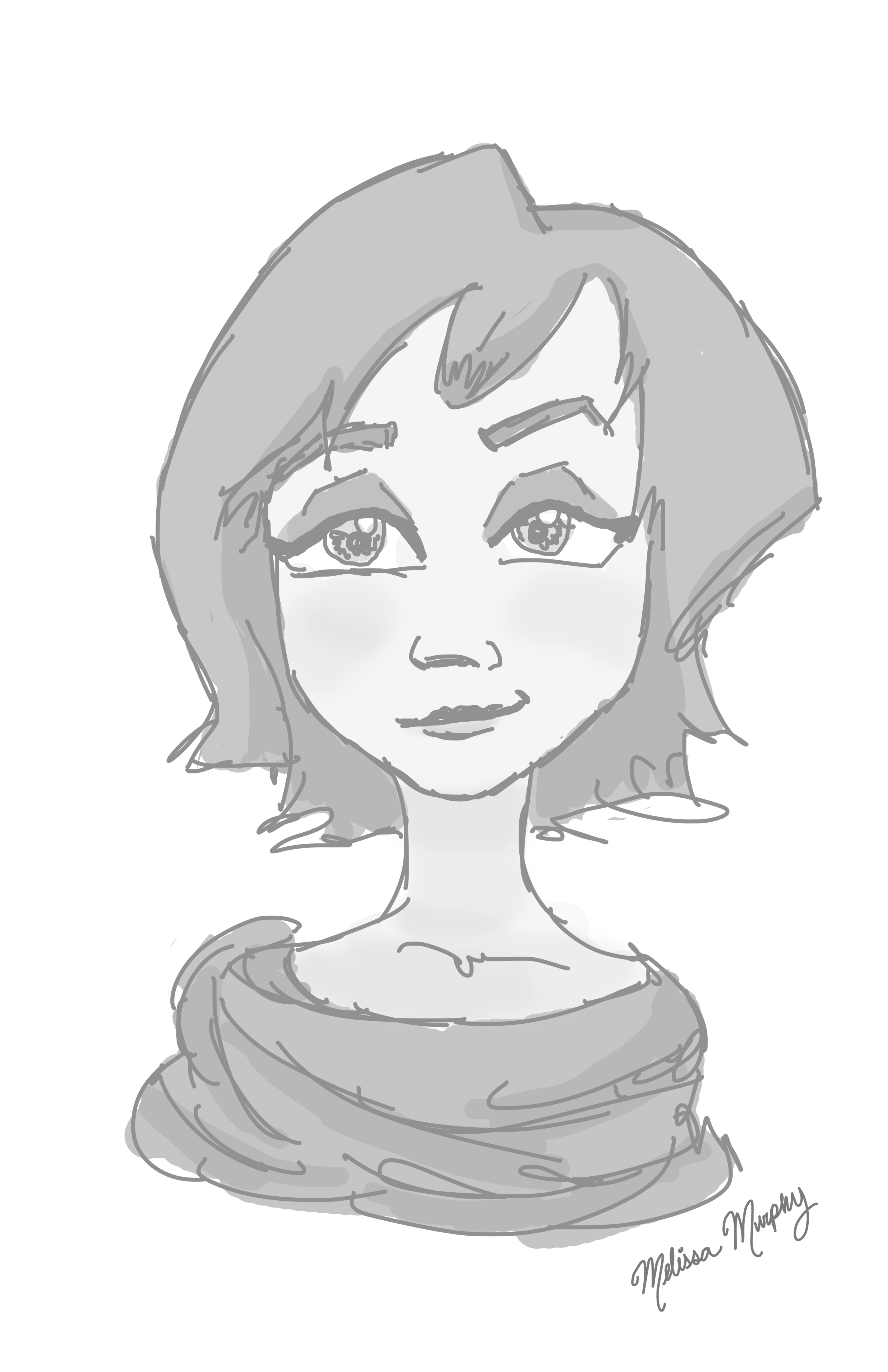 5 minute sketch Melissa's Sketchbook