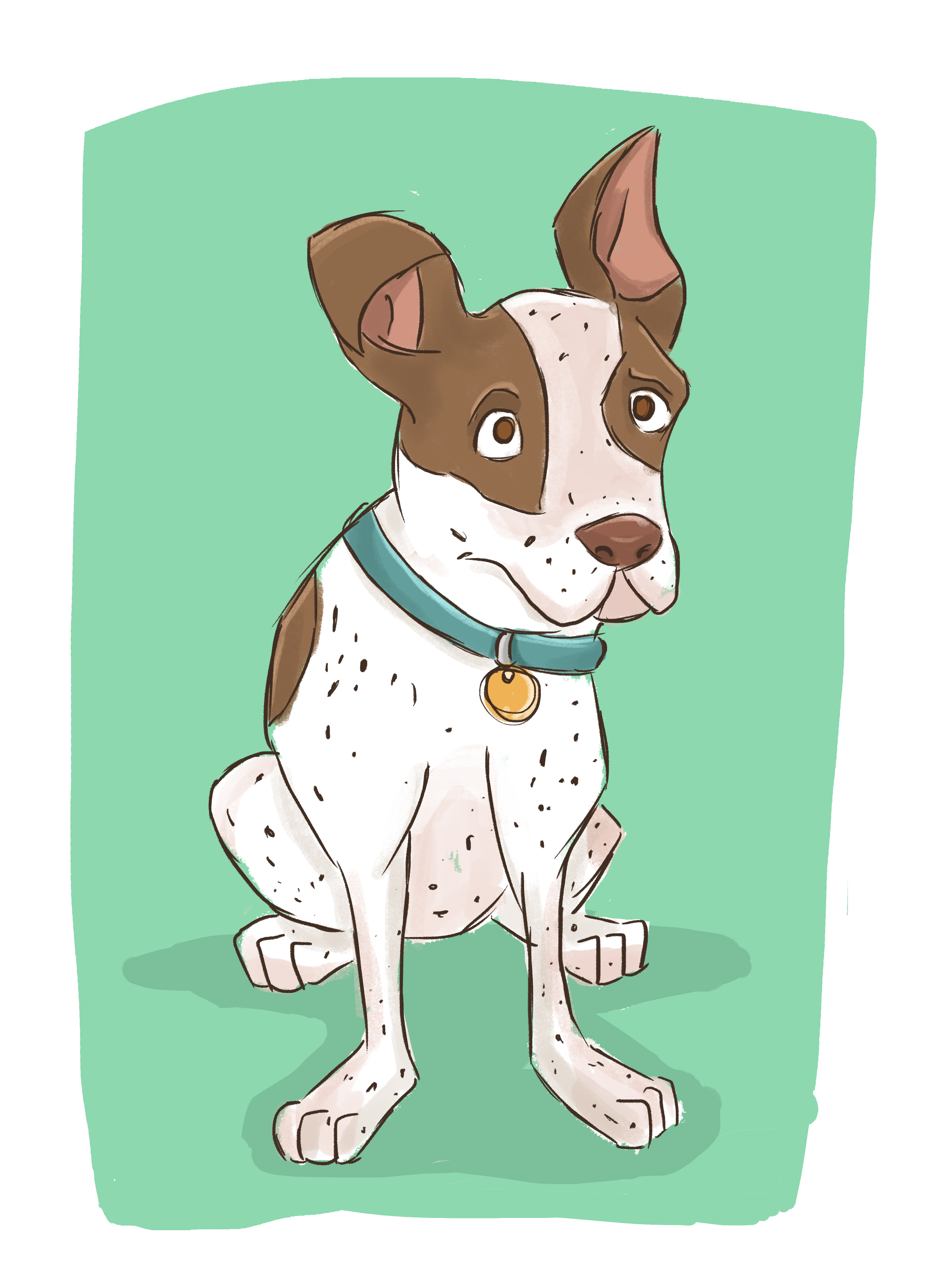 Freckles ‘Hodor’ Lemon Melissa's Sketchbook