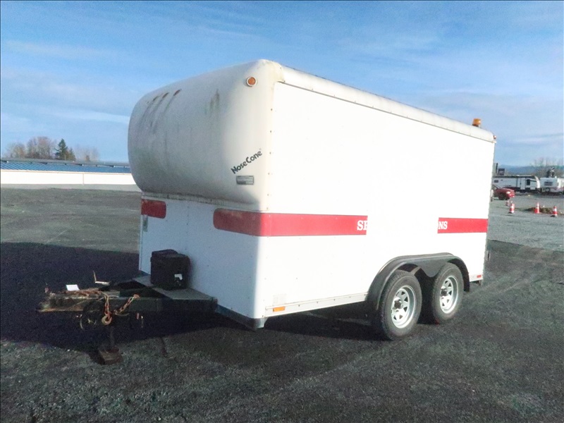 1991 WELLS INDUSTRIES T/A ENCLOSED TRAILER MARYSVILLE HEAVY EQUIPMENT