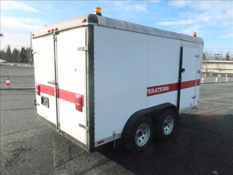 1991 WELLS INDUSTRIES T/A ENCLOSED TRAILER MARYSVILLE HEAVY EQUIPMENT